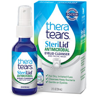TheraTears SteriLid Eyelid Cleanser and Face Wash, for irritated eyes, 2 fl oz Spray