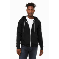 Unisex Sponge Fleece Full-Zip Hooded Sweatshirt - ASPHALT - 2XL(D0102H7WDY2)