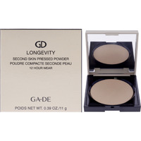 Longevity Second Skin Pressed Powder 12H - 506 Light Medium by GA-DE for Women - 0.39 oz Powder