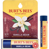 Moisturizing Lip Balm -Vanilla Bean by Burts Bees for Unisex - 0.15 oz Lip Balm (Limited Edition)