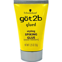 (6Pack) Glued Styling Spiking Water Resistant Glue Unisex by Got2B, 1.25 Ounce
