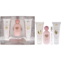 Prestige Princess Dreaming by New Brand for Women - 4 Pc Gift Set 3.3oz EDP Spray, 0.5oz EDP Spray, 4.3oz Shower Gel, 4.3oz Body Lotion