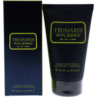 Riflesso Blue Vibe by Trussardi for Men - 3.4 oz Shampoo and Shower Gel