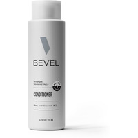 Bevel Hair Conditioner for Men with Coconut Oil and Shea Butter, Sulfate Free Conditioner for Textured Hair, Moisturizes, Conditions and Detangles Hair, 12 Oz (Packaging May Vary)