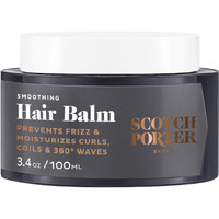 Scotch Porter Smoothing Hair Balm for Men | Instantly Controls, Moisturizes, Defines & Adds Shine | Free of Parabens, Sulfates & Silicones | Vegan | 3.4oz