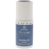Striplac Peel or Soak Shimmer - 156 Petrol Love by Alessandro for Women - 0.27 oz Nail Polish