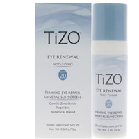 Eye Renewal Non-Tinted SPF 20 by Tizo for Women - 0.5 oz Sunscreen