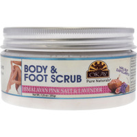 Body and Foot Scrub Himalayan Pink Salt - Lavender by Okay for Unisex - 7.25 oz Scrub