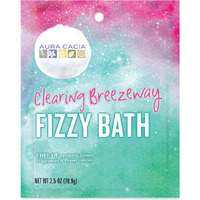 Aura Cacia Clearing Breezeway Fizzy Bath | GC/MS Tested for Purity | 2.5 oz (70.9g)