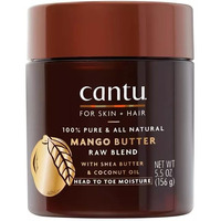 Cantu Skin Therapy Hydrating Raw Blends Body Butter Mango Butter Shea Butter and Coconut Oil, 5.5 Ounce