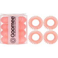 The Markless Hair Loop Set - Huntington Peach by Goomee for Women - 4 Pc Hair Tie