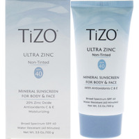 Ultra Zinc Body and Face Non-tinted SPF 40 by Tizo for Unisex - 3.5 oz Sunscreen