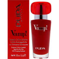 Vamp! Extreme Colour Lipstick with Plumping Treatment - 302 Ruby Red by Pupa Milano for Women - 0.123 oz Lipstick