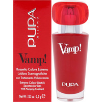 Vamp! Extreme Colour Lipstick with Plumping Treatment - 102 Rose Nude by Pupa Milano for Women - 0.123 oz Lipstick