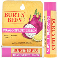 Dragonfruit Lemon Moisturizing Lip Balm by Burts Bees for Unisex - 0.15 oz Lip Balm