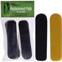 Replacement Pads - SE-2026 80-Grit by Satin Edge for Unisex - 40 Pc Grit Strips