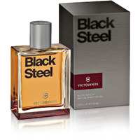 Black Steel by Swiss Army for Men - 3.4 oz EDT Spray