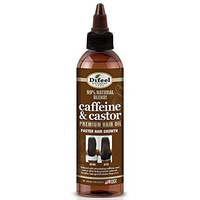 Difeel 99% Natural Premium Hair Oil - Caffeine & Castor Fastest Hair Growth, 8 oz.