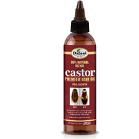 Difeel 99% Natural Premium Hair Oil - Pro-Growth Castor Hair Oil 8 oz. - Natural Castor Oil for Hair Growth
