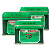 Bag Balm Vermont's Original for Dry Chapped Skin Conditions - Hand & Body (4 Ounce (Pack of 3))