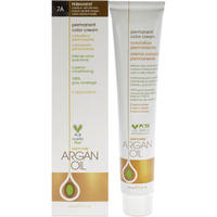 Argan Oil Permanent Color Cream - 7A Medium Ash Blonde by One n Only for Unisex - 3 oz Hair Color