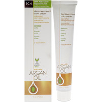 Argan Oil Demi-Permanent Color Cream - 5CH Light Chocolate Brown by One n Only for Unisex - 3 oz Hair Color