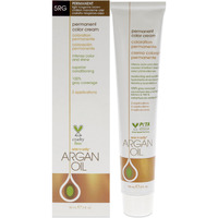 Argan Oil Permanent Color Cream - 5RG Light Tangerine Brown by One n Only for Unisex - 3 oz Hair Color