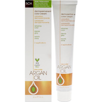 Argan Oil Permanent Color Cream - 5CH Light Chocolate Brown by One n Only for Unisex - 3 oz Hair Color