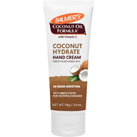 Palmer's Coconut Oil Formula Moisturizing Hand Cream for Dry, Cracked Skin. Easter Basket Stuffer Hand Lotion, Travel Size Hand Moisturizer, 3.4 Ounce