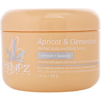 Apricot and Clementine Herbal Scalp and Body Scrub by Hempz for Unisex - 7.3 oz Scrub