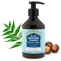 Ultra Nourishing Shampoo with Neem and Reetha by AyurVita for Unisex - 10 oz Shampoo