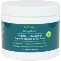 Canviiy ScalpBliss Hydrate + Strengthen Organic-Based Scalp Balm, Provides a Breathable, Moisturizing, Protective Barrier to Nourish and Hydrate the Scalp, 4 Oz (Pack of 1)