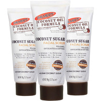 Palmer's Coconut Oil Formula Coconut Sugar Facial Scrub Exfoliator, 3.17 Ounces (Pack of 3)