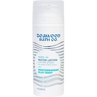 Seaweed Bath Co. Melt-in Water Lotion, Mediterranean Blue Tansy Scent, 4 Ounce, Sustainably Harvested Seaweed, Sea Grape, Beta-Glucan