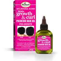 Difeel Biotin Growth & Curl Premium Hair Oil 2.5 oz.