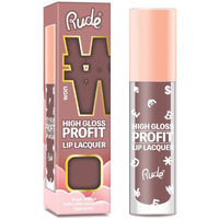 High Gloss Profit Lip Lacquer - Won by Rude Cosmetics for Women - 0.141 oz Lip Gloss