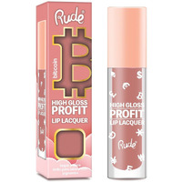 High Gloss Profit Lip Lacquer - Bitcoin by Rude Cosmetics for Women - 0.141 oz Lip Gloss