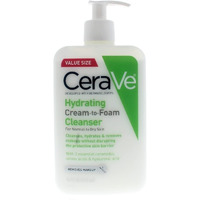 CeraVe Hydrating Cream-to-Foam Cleanser 473ml