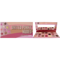 United Pinky Nudes - 21 Pressed Pigment and Shadows Palette by Rude Cosmetics for Women - 0.74 oz Eye Shadow
