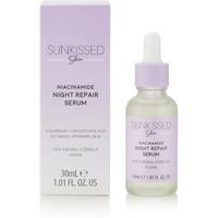 Niacinamide Night Repair Serum by Sunkissed for Unisex - 1.01 oz Serum