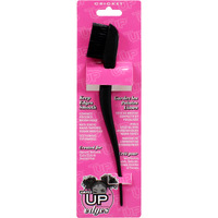 Amped Up Edges Brush - Black by Cricket for Unisex - 1 Pc Hair Brush