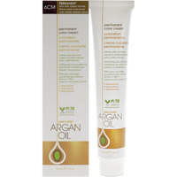 Argan Oil Permanent Color Cream - 6CM Dark Rusty Copper Blonde by One n Only for Unisex - 3 oz Hair Color