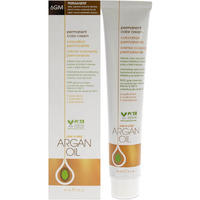 Argan Oil Permanent Color Cream - 6GM Dark Caramel Mocha Blonde by One n Only for Unisex - 3 oz Hair Color