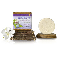 Auromere Ayurvedic Conditioner Bar for All Hair Types - Vegan, Non-GMO, Deep Moisturizing, Nourishing Herbal Formula with Neem, Zero Waste, Recyclable packaging (2.12oz solid bar), 1 Pack