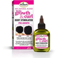 Difeel Growth & Curl Biotin Pro-Growth Root Stimulator 2.5 oz. - Curly Hair Deep Treatment, Hair Root Treatment for Curly Hair