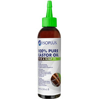 Isoplus 100% Pure Castor Oil Hair & Scalp Oil 4oz (Pack of 2)