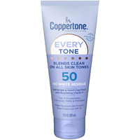 Coppertone Every Tone SPF 50 Sunscreen Lotion, Body & Face Sunscreen Lotion, 7 fl oz