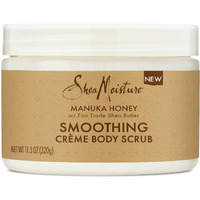 SheaMoisture Smoothing Body Scrub Manuka Honey To Reduce Rough Skin Exfoliating Body Scrub with Fair Trade Shea Butter 11.3 oz