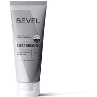 Bevel Essentials Clear Shave Gel for Men, Clear Shave Gel for Precise Detailing and Edging with Aloe Vera and Cucumber Extract to Soothe Skin and Prevent Razor Bumps, 4 Fl Oz