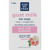 Kiss My Face - Br Soap Goatmlk Rose/magn - 1 Each-5 Oz